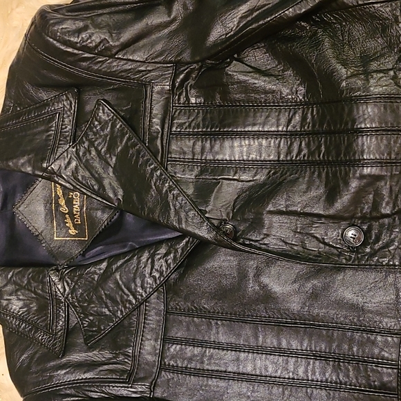 Raffelio Golden Collection Men's Leather Jacket/Blazer Sport Coat - Picture 4 of 14